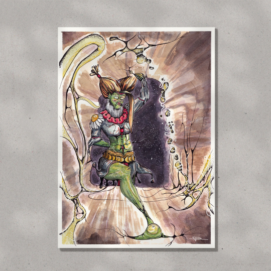 Warrior Daisy - Snackiverse Print